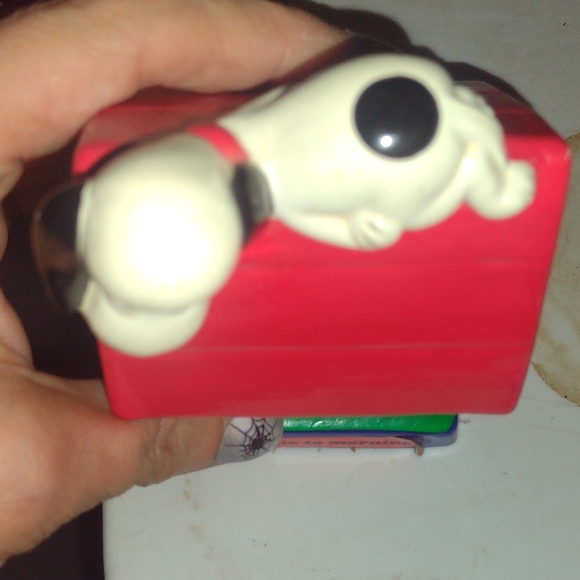 1971 Peanuts Snoopy Dog house I'm allergic to Morning Figurine Statue Vintage - Picture 6 of 10